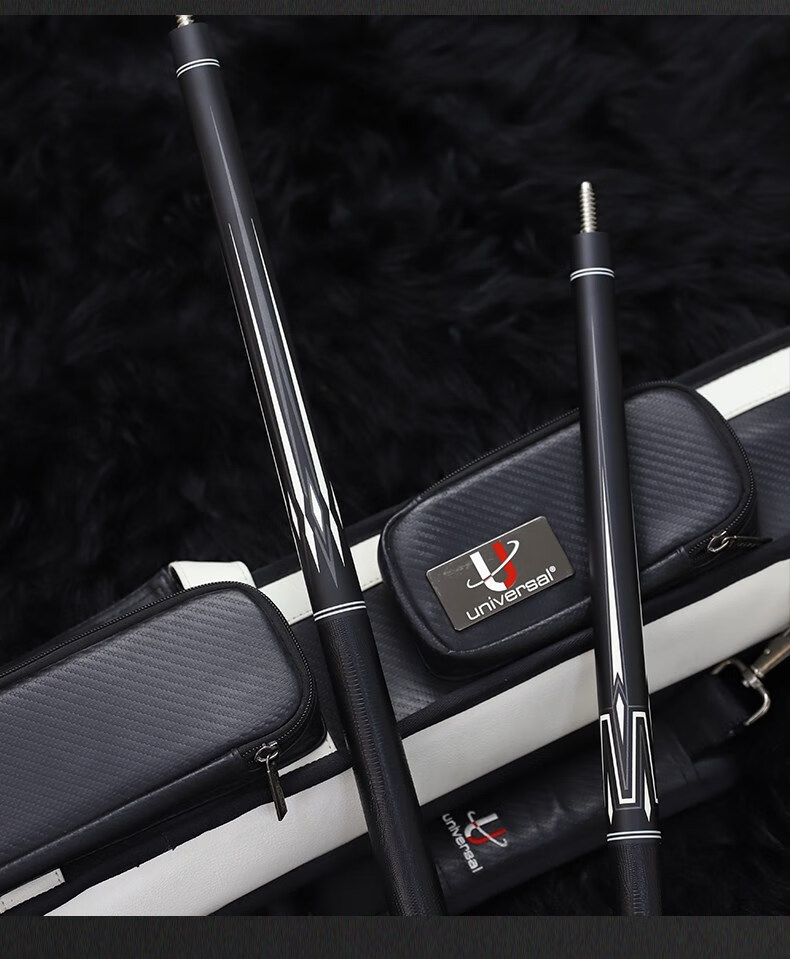 博吉2022新款黑科技台球杆大头杆环球球杆q8台球杆皮把防滑大头杆黑