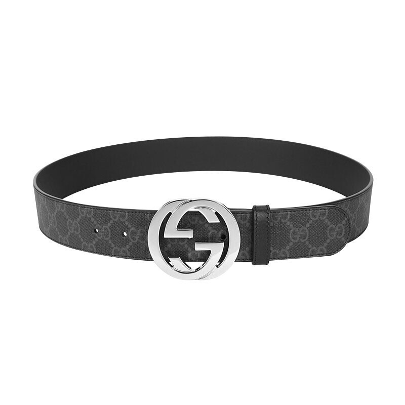 古驰皮带 gucci奢侈品皮带男款双g牛皮复古经典商务休闲板扣式411924