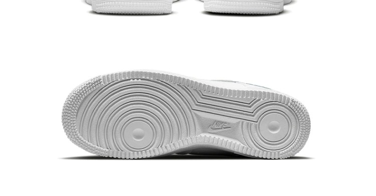 nike耐克女鞋airforce1空军一号白灰金迷你钩板鞋af1低帮休闲运动鞋cz