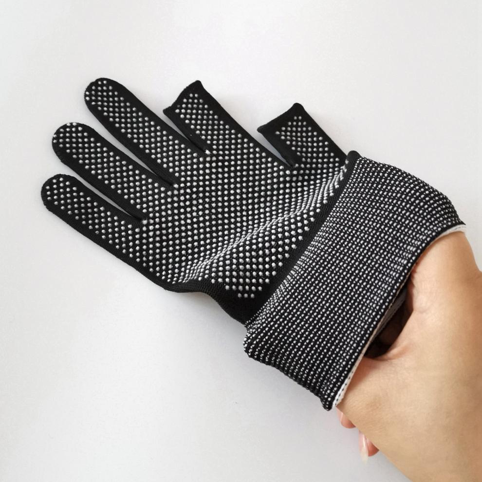 仟兰鸟手套男女骑行手套露二指点塑断指透气断二指点珠开车男女触屏