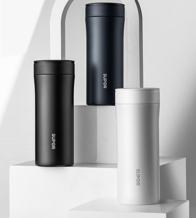 苏泊尔supor私人定制保温杯316l不锈钢真空水杯男女情侣杯车载办公