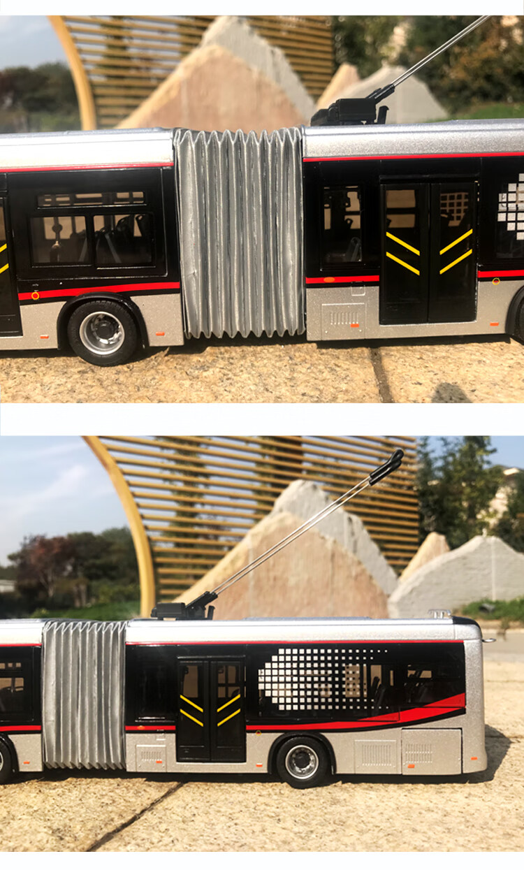 宇通 睿控 e12 纯电动客车 新能源纯电动公交车合金汽车 中通n12模型