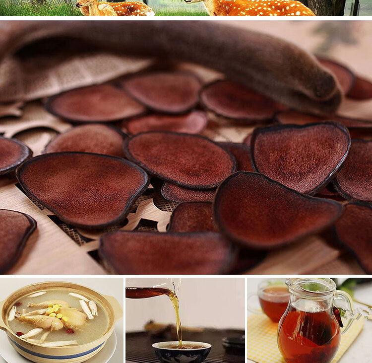 五宝礼盒装30g鹿鞭鹿茸灵芝泡酒料长白山人参礼盒长白山三宝礼盒配