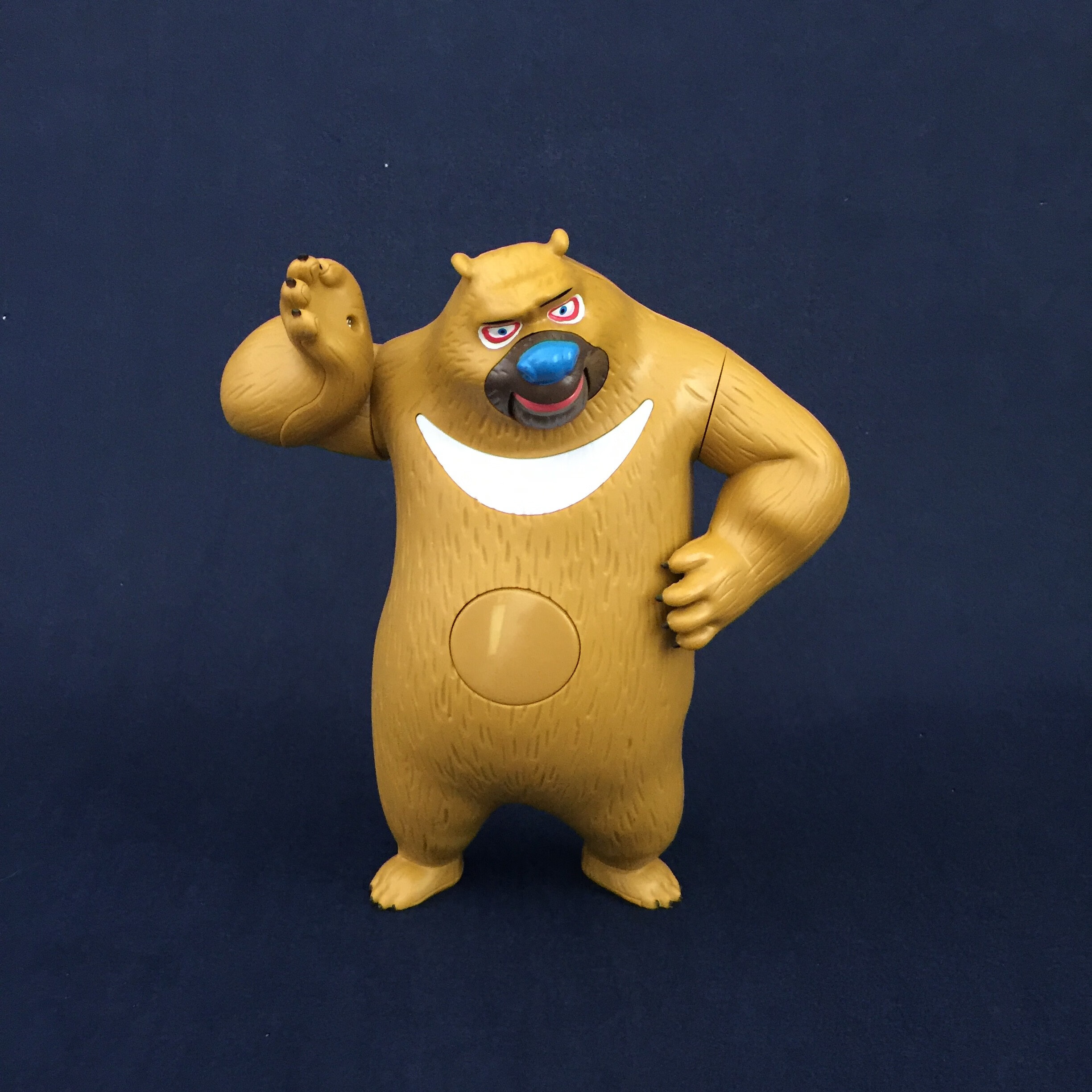 大号公仔玩具定制款 光头强电锯mg120 熊二故事机 电锯长48cm【图片