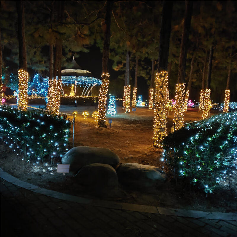 komebrite太阳能灯户外庭院灯彩灯带室外灯串花园景观灯七彩装饰灯12