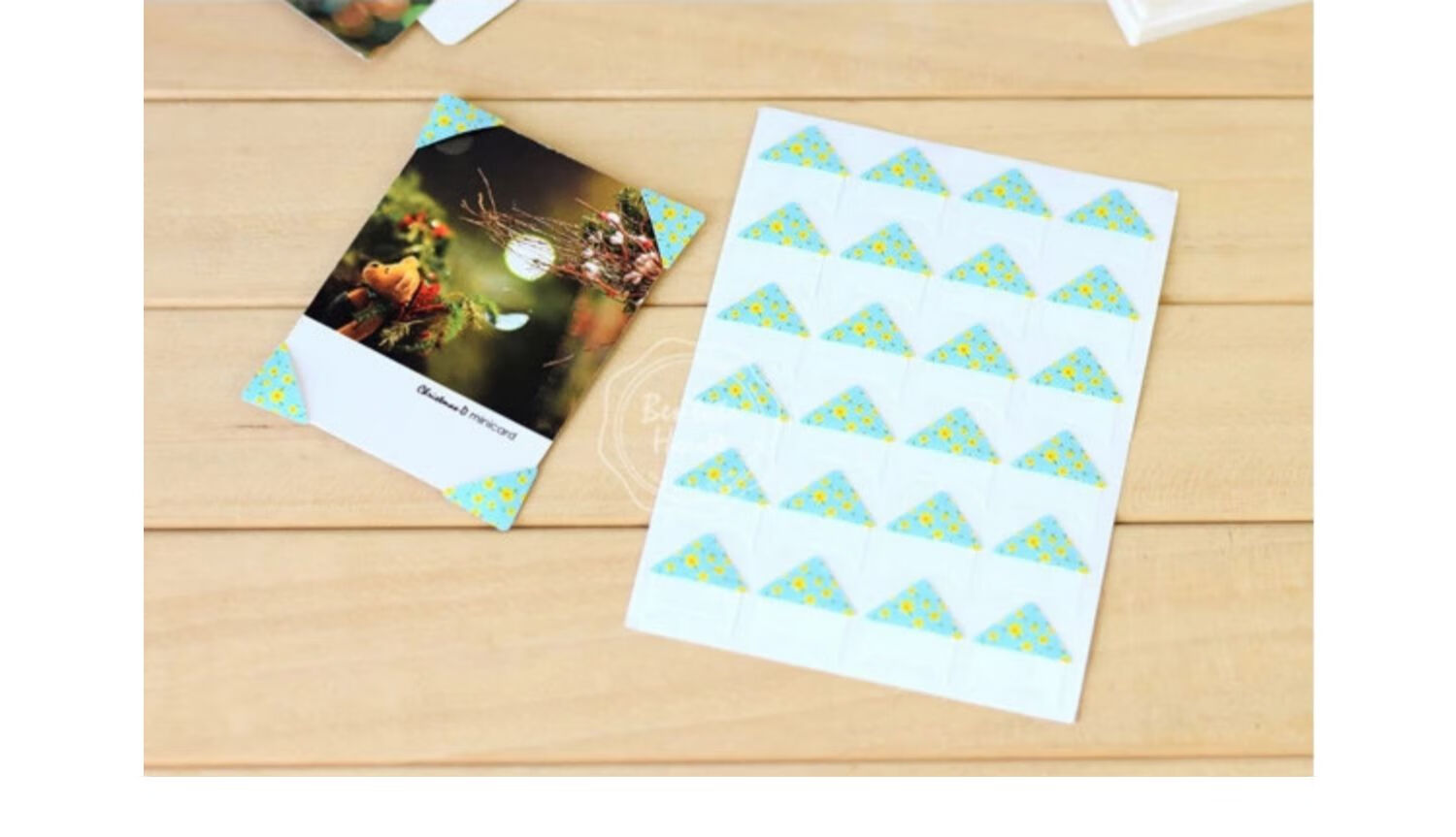 vbnm手工diy相册牛皮纸照片角贴立拍得相纸相片照片装饰贴纸照片墙贴