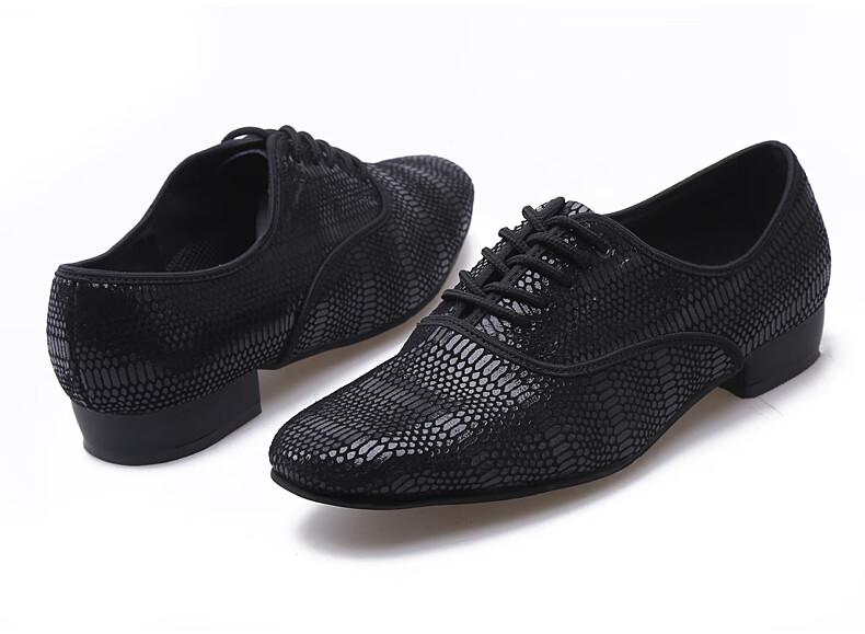 丹宝罗男士舞鞋真皮摩登舞舞蹈鞋双人舞探戈舞华尔兹交谊舞跳舞鞋