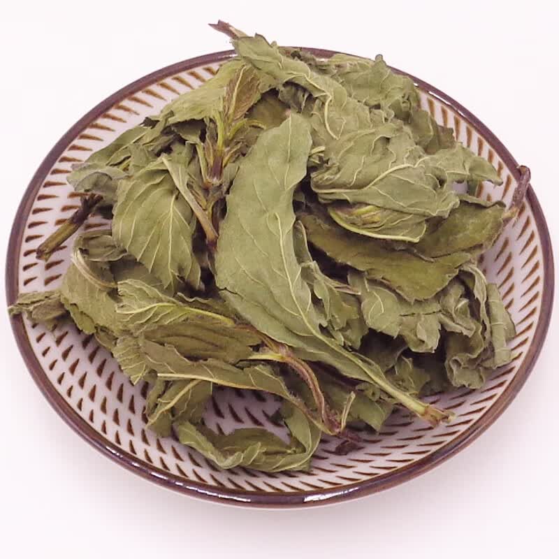 北京同仁堂中药材天然薄荷叶 薄荷茶叶 新鲜干薄荷叶500g可磨粉【图片