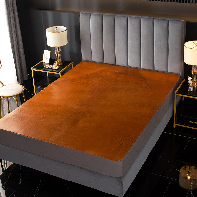 金山峡水牛皮凉席金山峡牛皮席18米15m三件套床垫软硬席子头层水牛皮