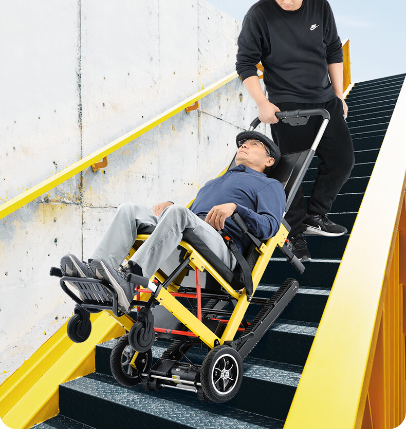 轮椅上楼梯解决方案图片