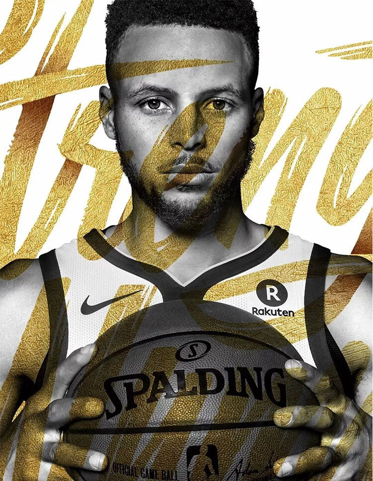 库里装饰画金州勇士队篮球nba球星海报装饰墙彩票鞋店有框画挂画