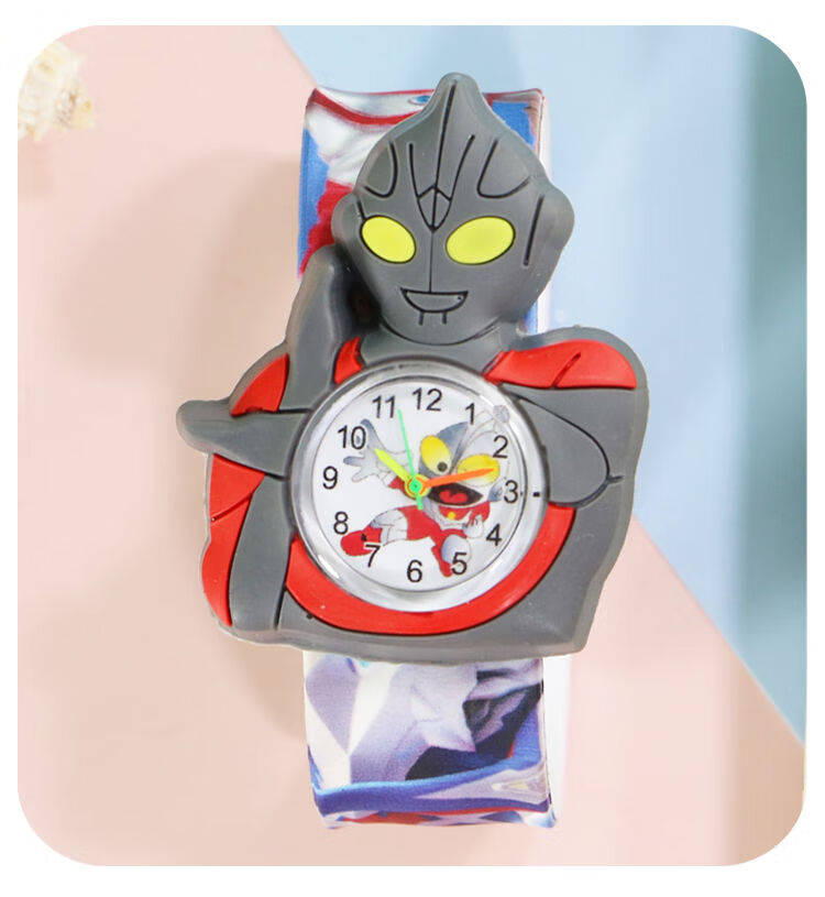 奥特曼手表儿童版电子表卡通玩具3到6岁迪迦赛罗小学生男孩啪啪圈