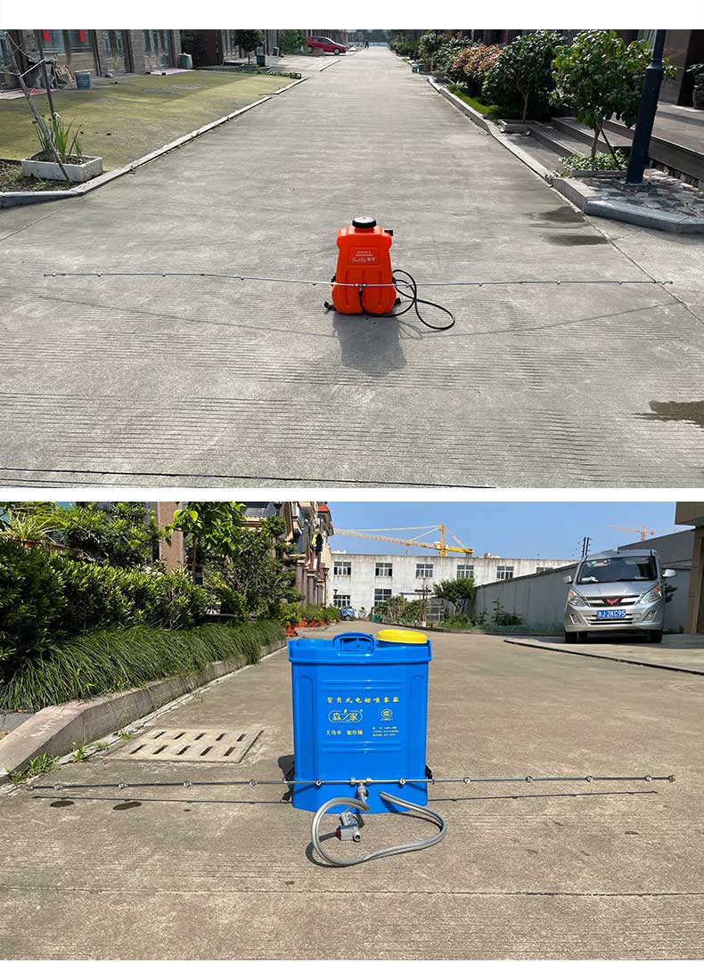 铝合金多喷头农用支架农田打药背负式电动喷雾器配件扇形联排6喷头