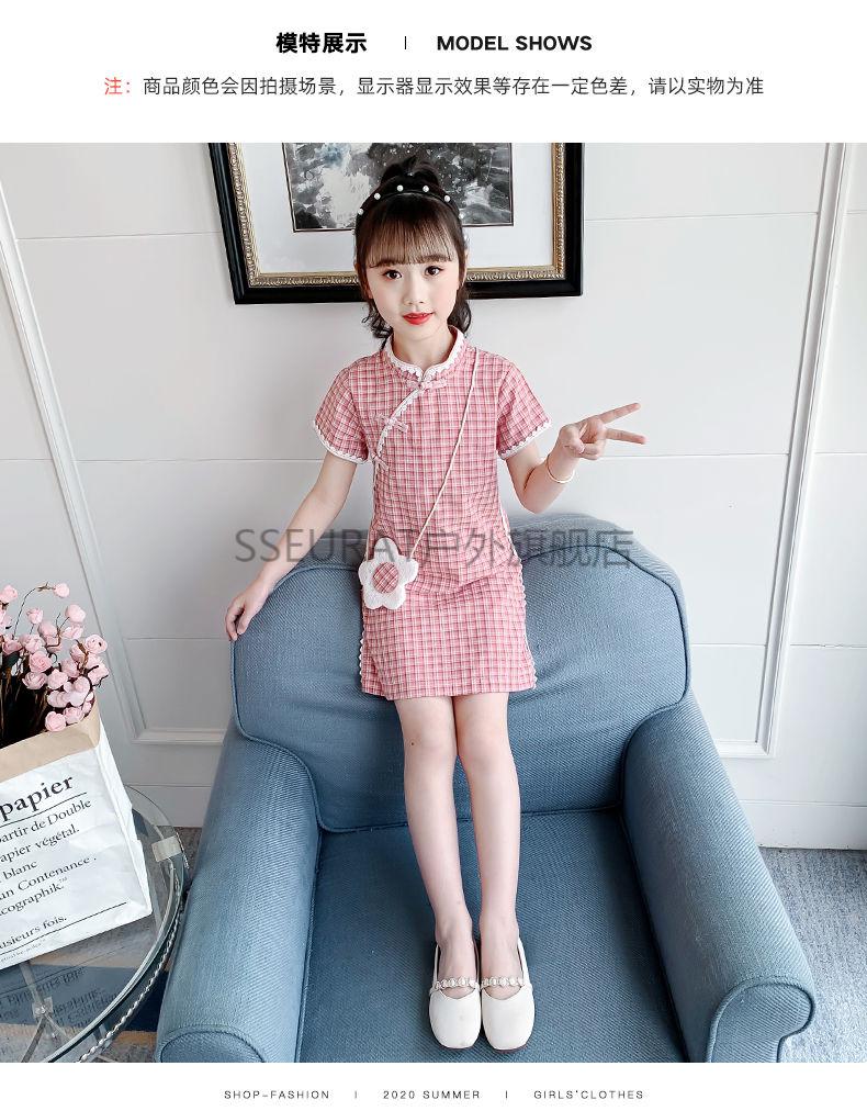 jk制服儿童女童夏装汉服裙子童装旗袍女孩公主裙洋气2021新款儿童