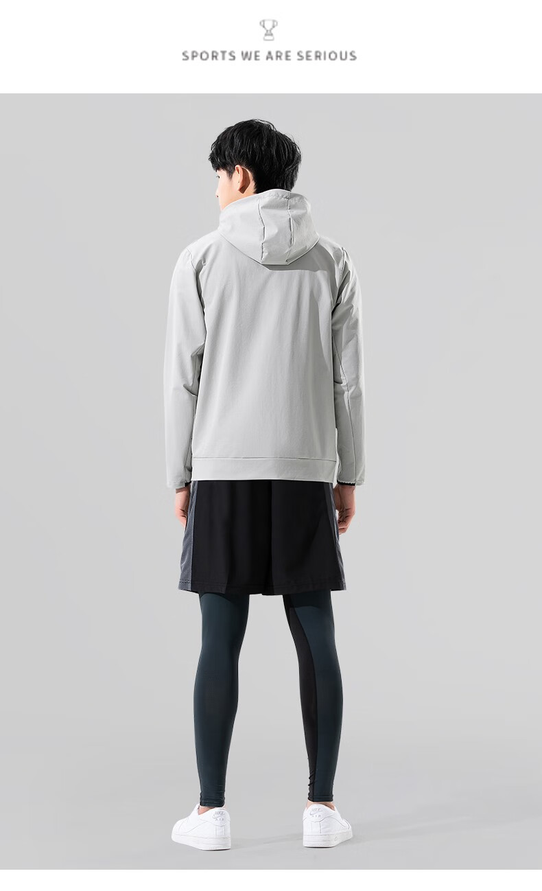 德尔惠(deerway) 健身衣服男运动套装冬季晨跑速干秋冬篮球跑步训练服