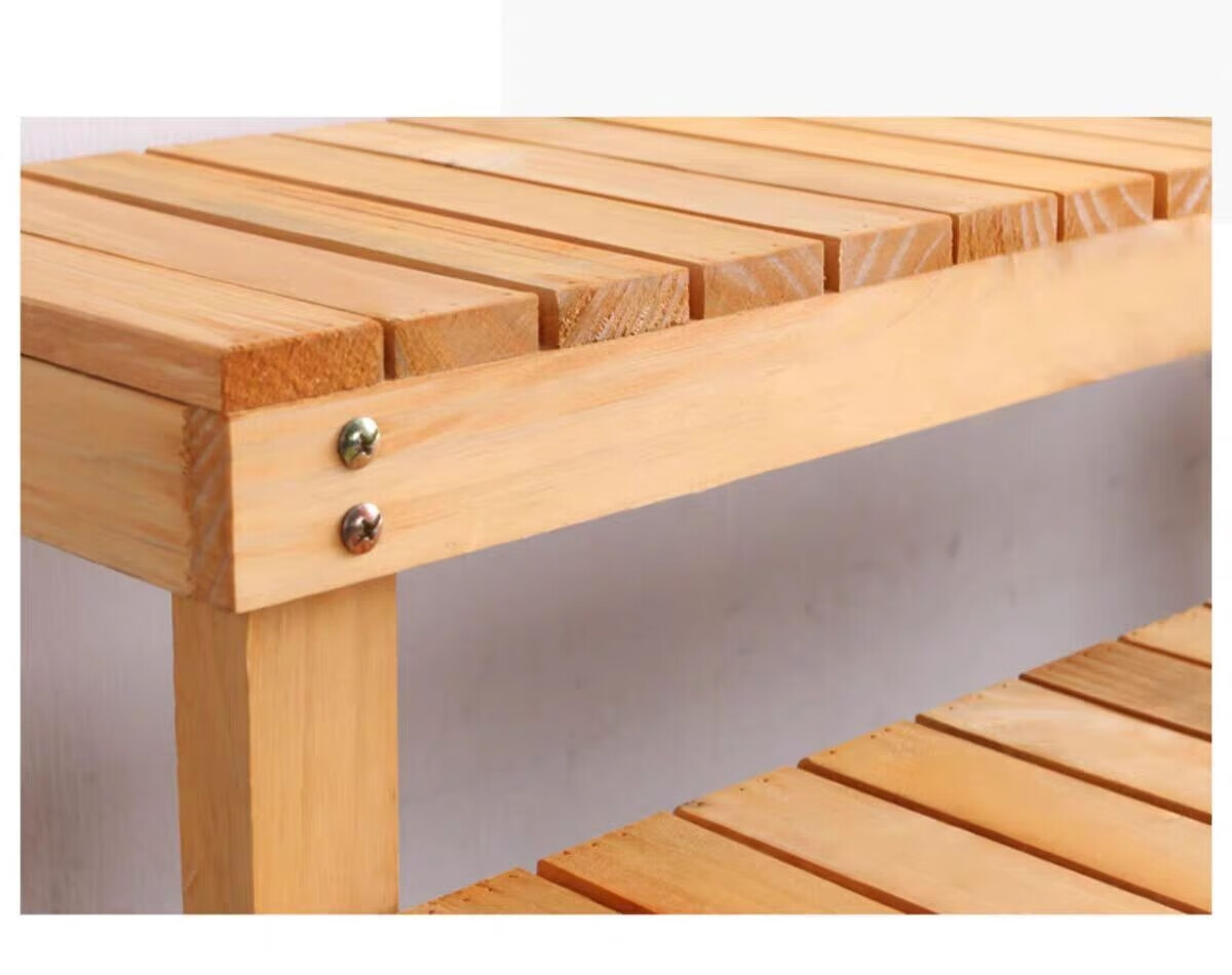 矮花架子 多肉架子一层室内小型阳台花架实木矮木头植物展示架2022