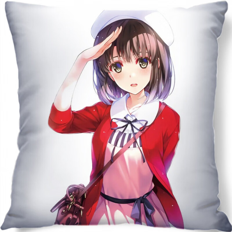 加藤惠周边抱枕路人女主的养成方法英梨梨二次元动漫靠垫枕 编号 18