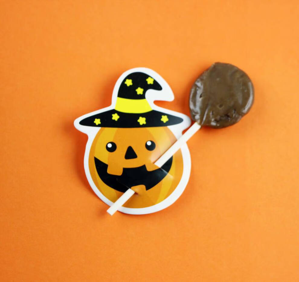 万圣节棒棒糖装饰纸卡糖果插卡卡片幼儿园活动奖励鬼节派对装饰贺卡