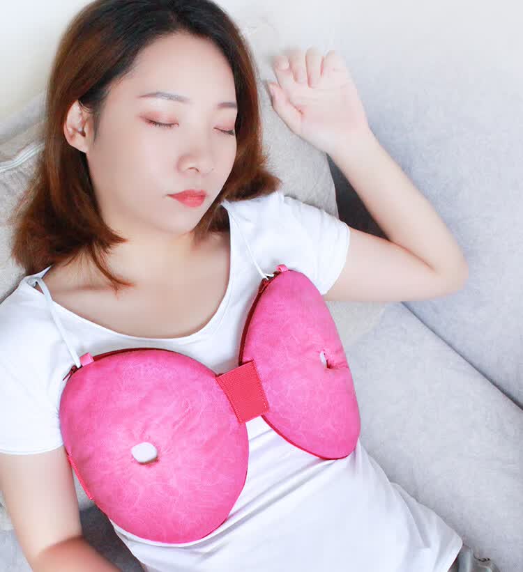 乳房结节增生胀痛热敷包胸部通奶奶涨电加热艾草粗海盐包srk 12v绿色