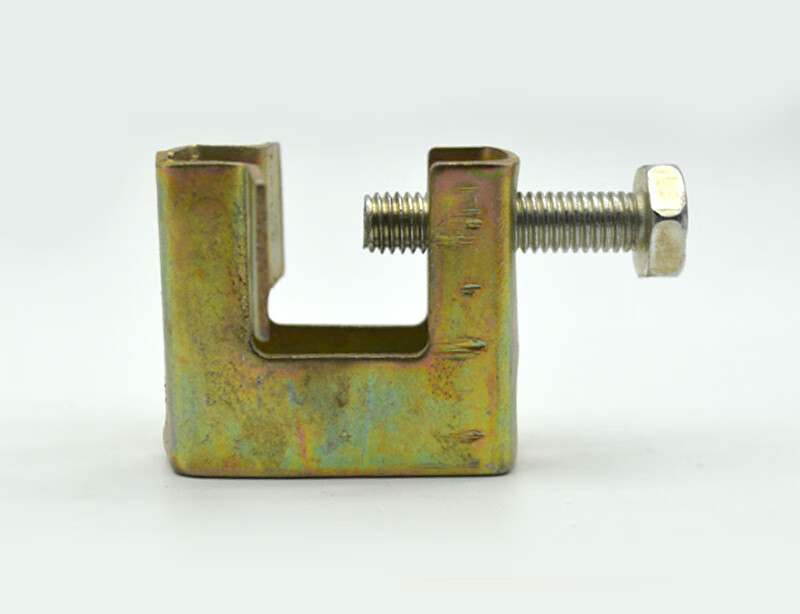 老虎卡c型工字钢管卡方型老虎卡老虎夹钢管卡槽钢铁卡铁皮虎口夹小号