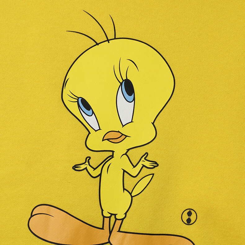 itchocoolatelooneytunes联乘情侣圆领卫衣崔弟印花3029ufhbkx黑色xxs