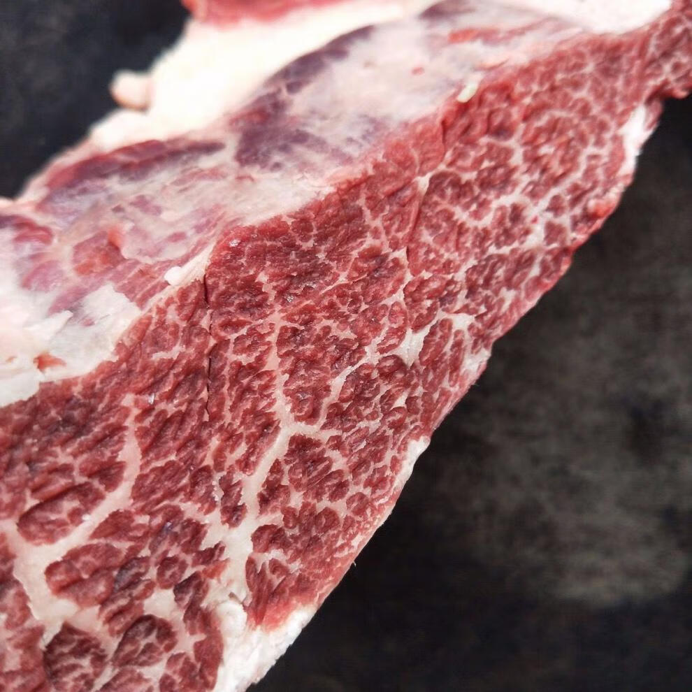 潮汕新鲜肥牛肉雪花牛肉牛匙仁匙皮鲜嫩吊龙火锅500g500g