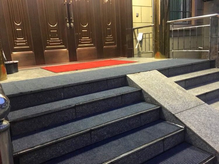 定做加厚双条纹楼梯垫酒店进门室外台阶长条防滑地垫门垫脚垫可定制