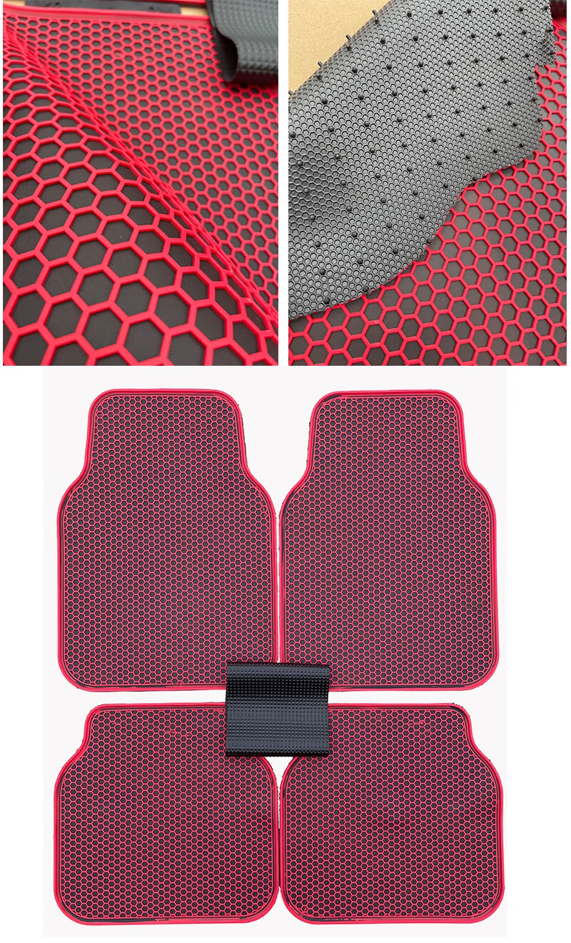 涉江 适用于汽车乳胶脚垫硅胶脚垫橡胶脚垫车护垫通用款防水无异味