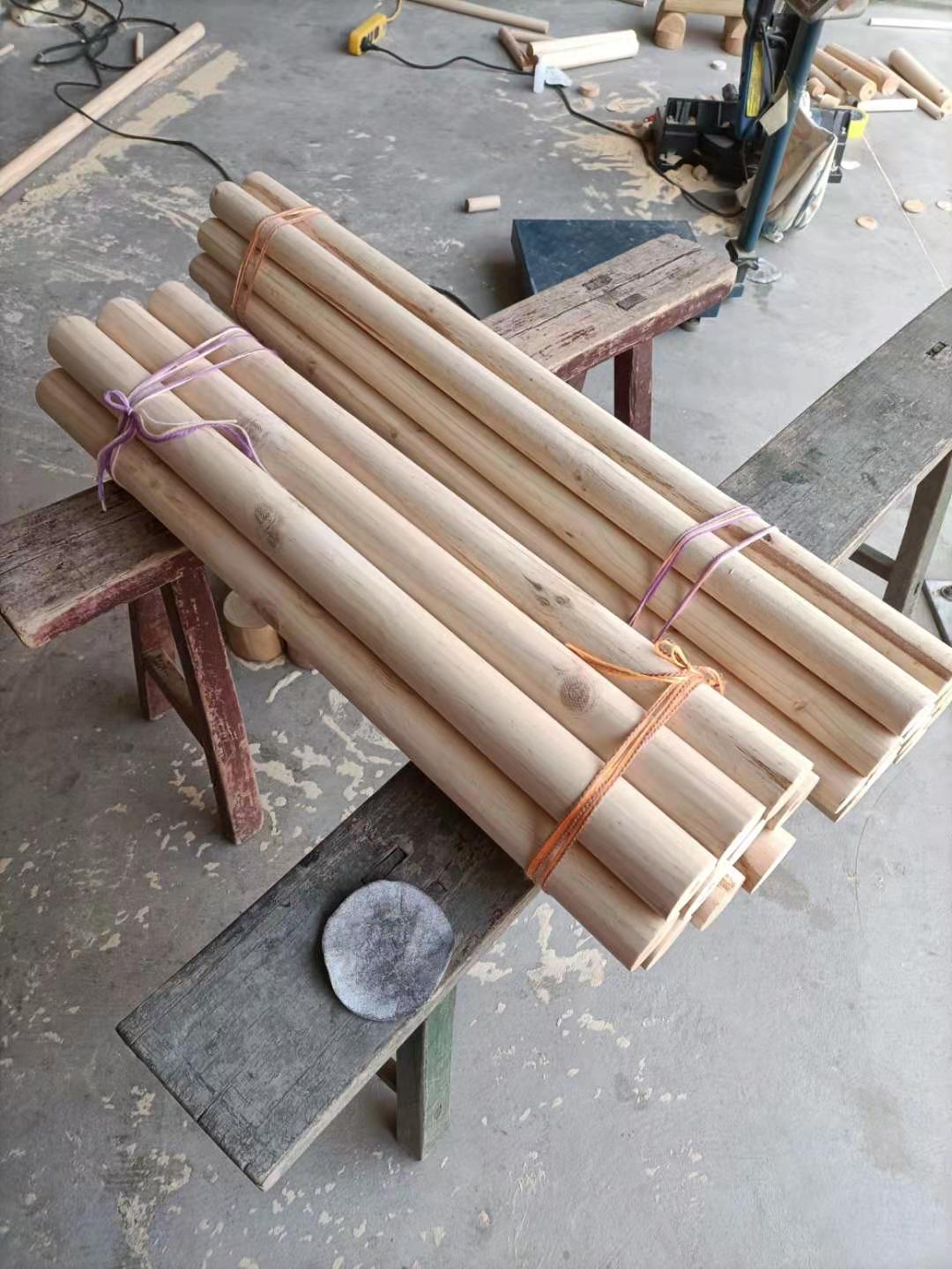 圆木棍粗木棍建筑粗木棍超粗大号圆柱健身棒圆形木棍实木棍长木棍