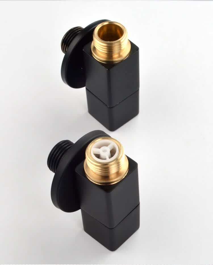 贴墙短款窄小型角阀迷你全铜超薄马桶止回阀4分三角阀八字阀开 洗衣机