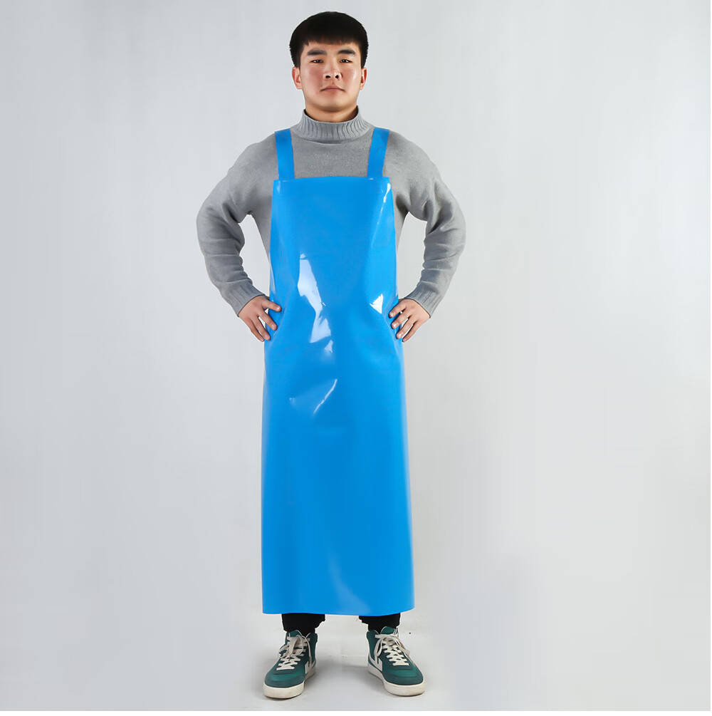 雄雪美柔软耐低温防水防油围裙男工作干活劳保屠宰食品水产冷库冷藏厂