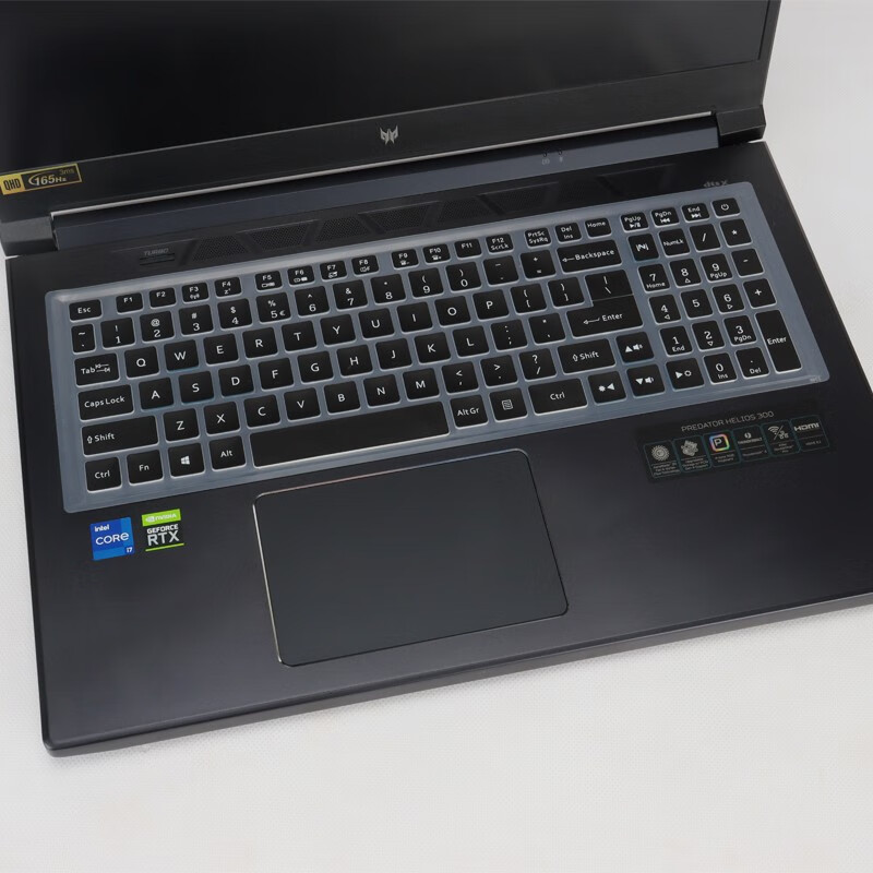 3英寸宏碁掠夺者战斧300键盘保护膜ph317-55按键套凹凸防尘套垫 磨砂