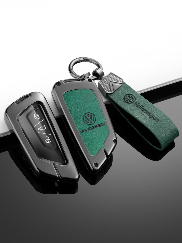 适用于大众高尔夫8钥匙套2021款八代rline汽车专用高档金属包扣壳男枪
