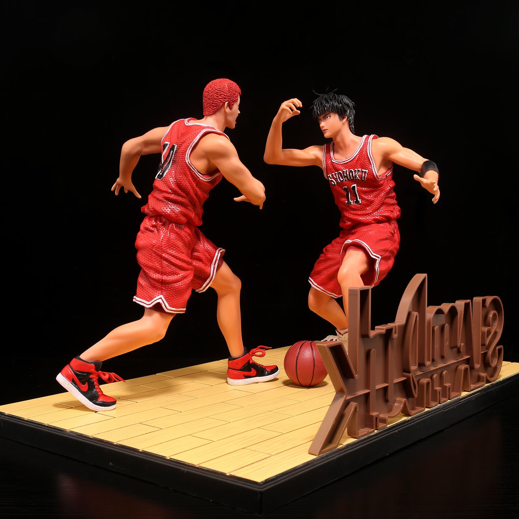 动漫灌篮高手手办湘北五虎全套樱木花道流川枫模型摆件男生日礼物