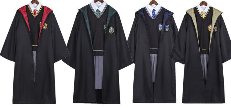 哈利波特衣服cos装全套格兰芬多儿童魔法袍围巾霍格沃茨校服周边