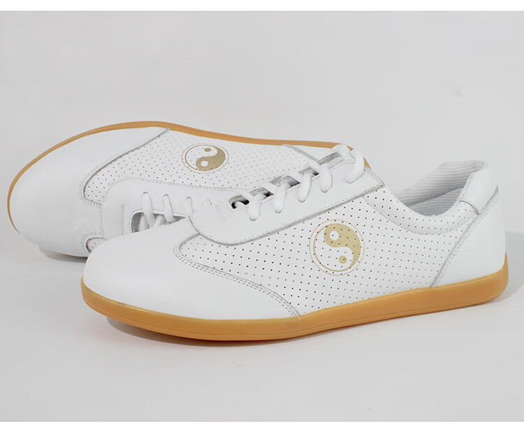 拳专用练功鞋2022高档太极练功服 金色太极标-镂空款 35【图片 价格