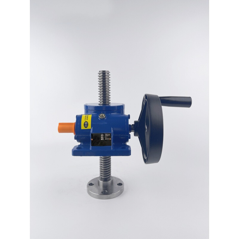 定制swl丝杆升降机手摇手动升降台轻小型提升平台电动四台联动螺杆