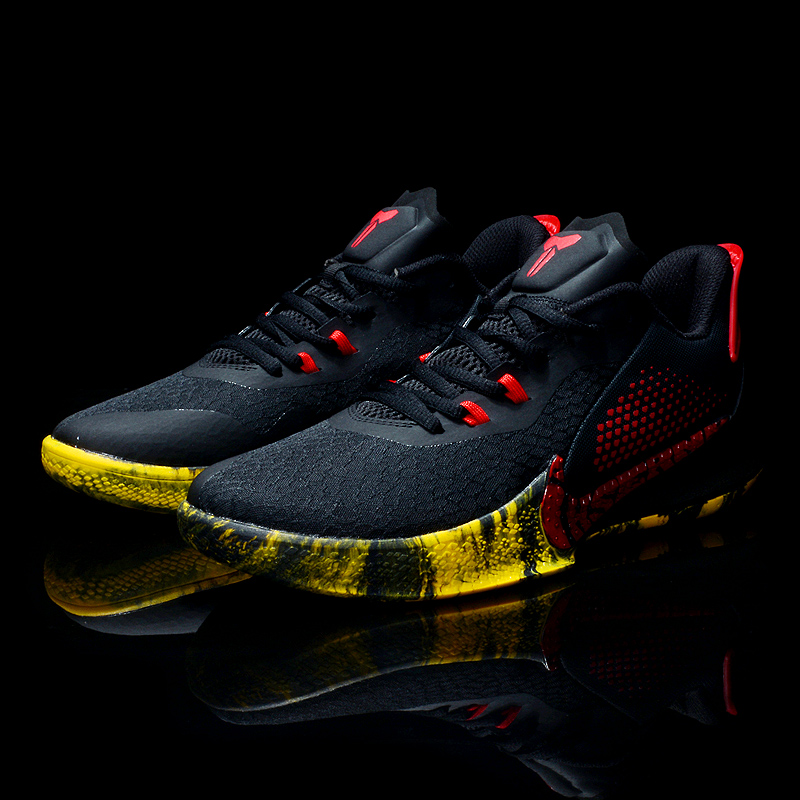 耐尅联名男鞋篮球鞋男黑曼巴精神二代限量版毒液低帮运动鞋12 曼巴2