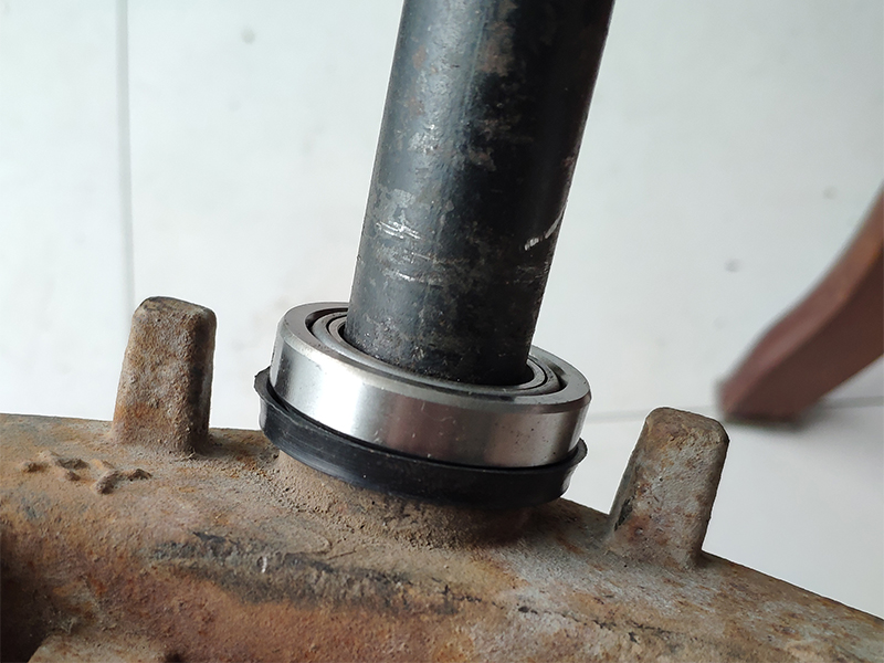 压力轴承小龟王gogo电摩电动车方向柱抖锥度压力轴承波盘 单下轴承 含