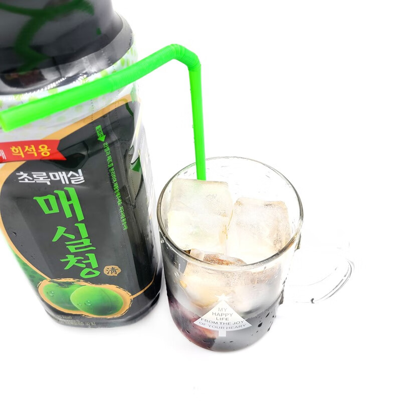 韩国原装进口熊津青梅汁4-6倍稀释用饮料饮品办公休闲 1瓶【图片 价格