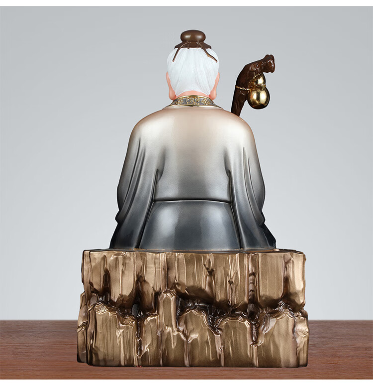 汉白玉药王 华佗神像药王菩萨药神医圣家居佛像孙思邈汉白玉供奉摆件