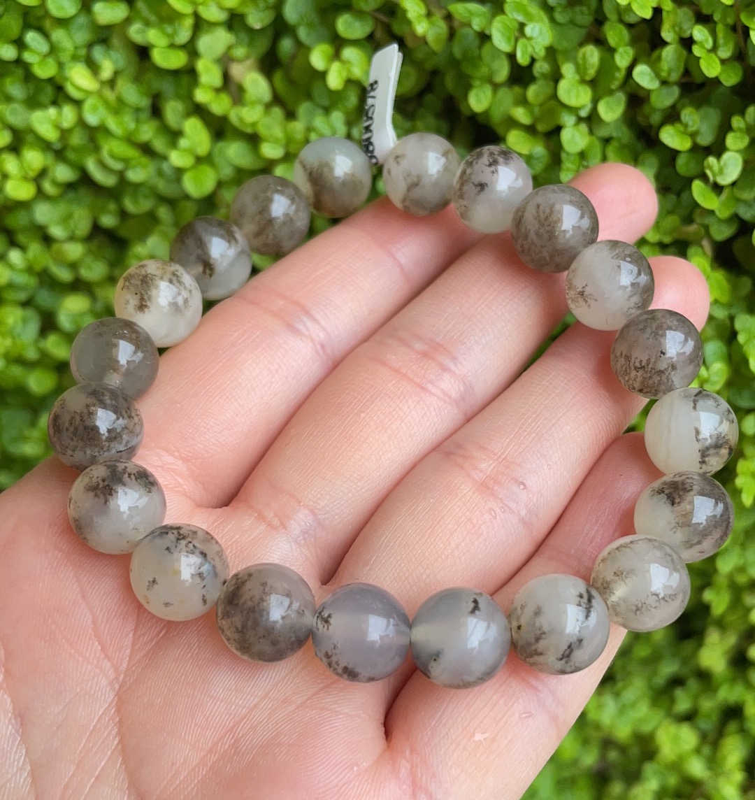 k&k宝钰云南天然黄龙玉冰种水草花10mm女士手串链证书新款人气