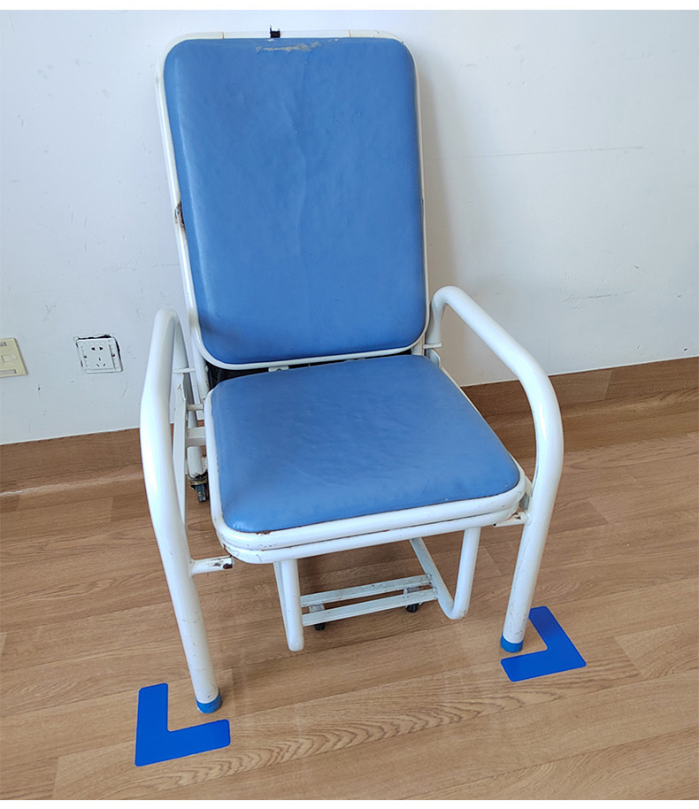 医院6s定位贴5s办公室桌面圆形l型l型地面贴定位贴物品四角地标识 l型