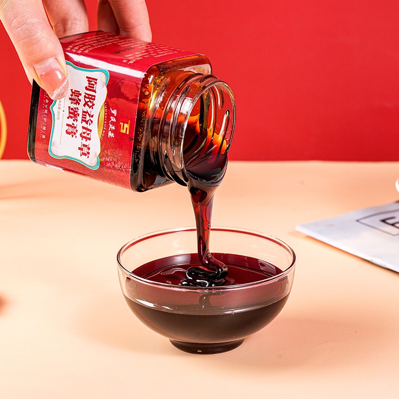 罗氏正基阿胶益母草蜂蜜膏恒依堂 300g每罐 lwx5 一罐【图片 价格