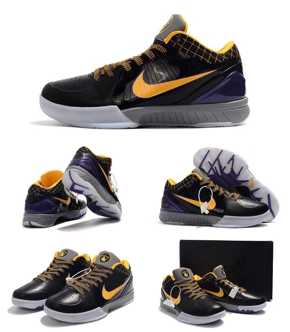 官方舰店灭世纯原kobe zk4 科比4代篮球鞋 男女款耐磨实战减震气垫