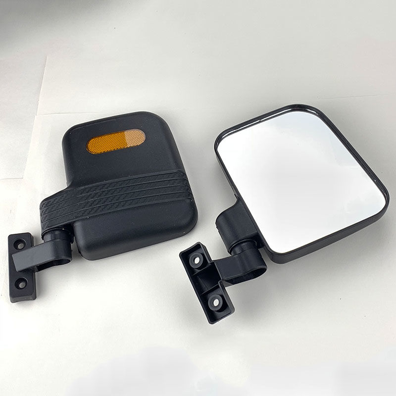 适用于电动三轮车后视镜四轮车全封闭载客反光镜老代步倒车镜金鹏升级