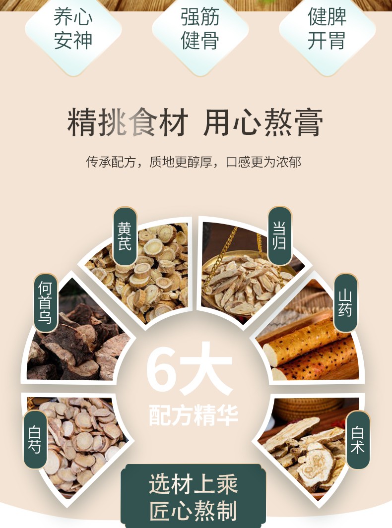 黄氏益寿强身膏400g1盒装