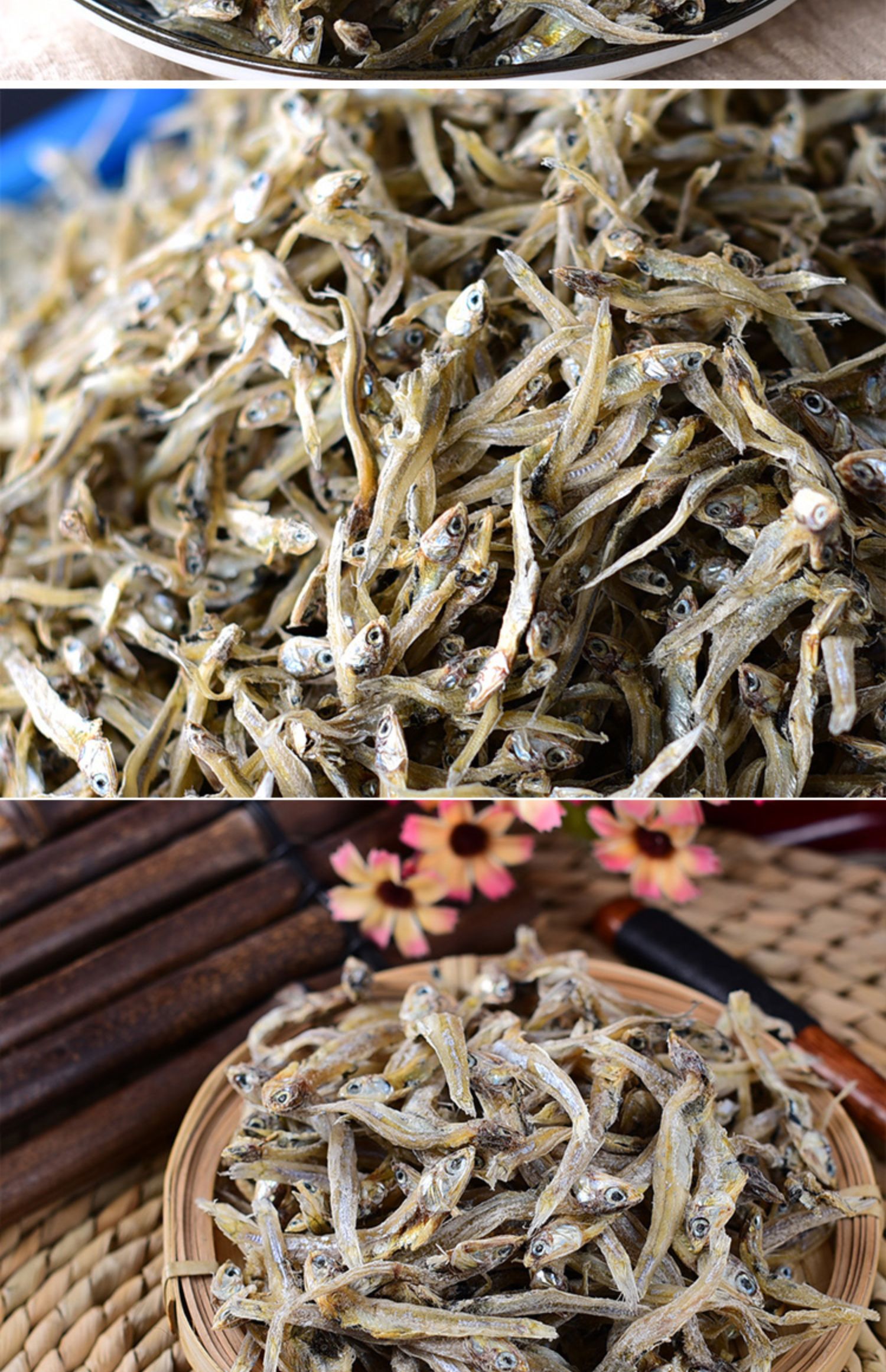 小鱼干500克海鲜无干货盐银鱼干自制风干淡水海燕鱼小干鱼