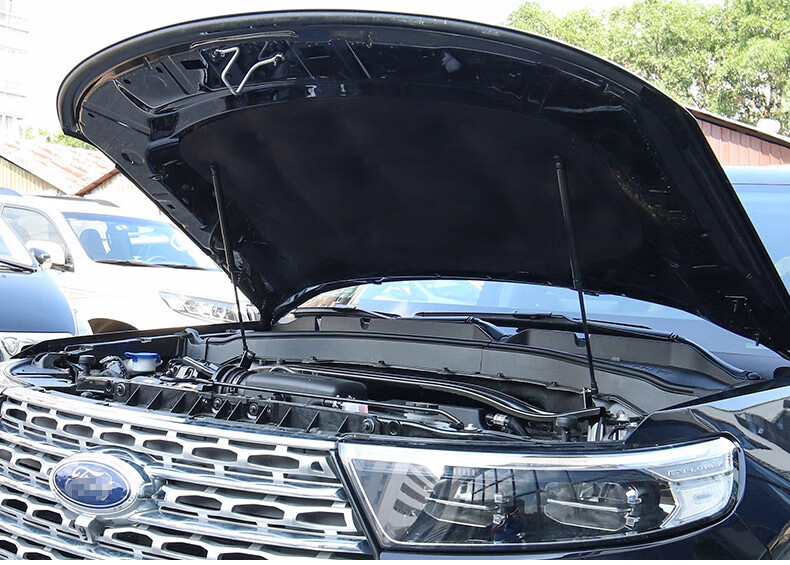 适用于23款福特国产探险者改装23款引擎盖液压杆发动机盖支撑杆 20-23