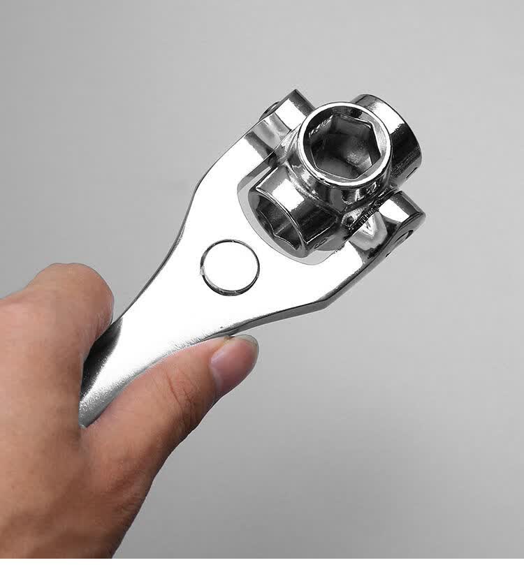 合一套筒扳手8合1狗骨头万向旋转多头扳手工具套装i带磁款52合一819mm